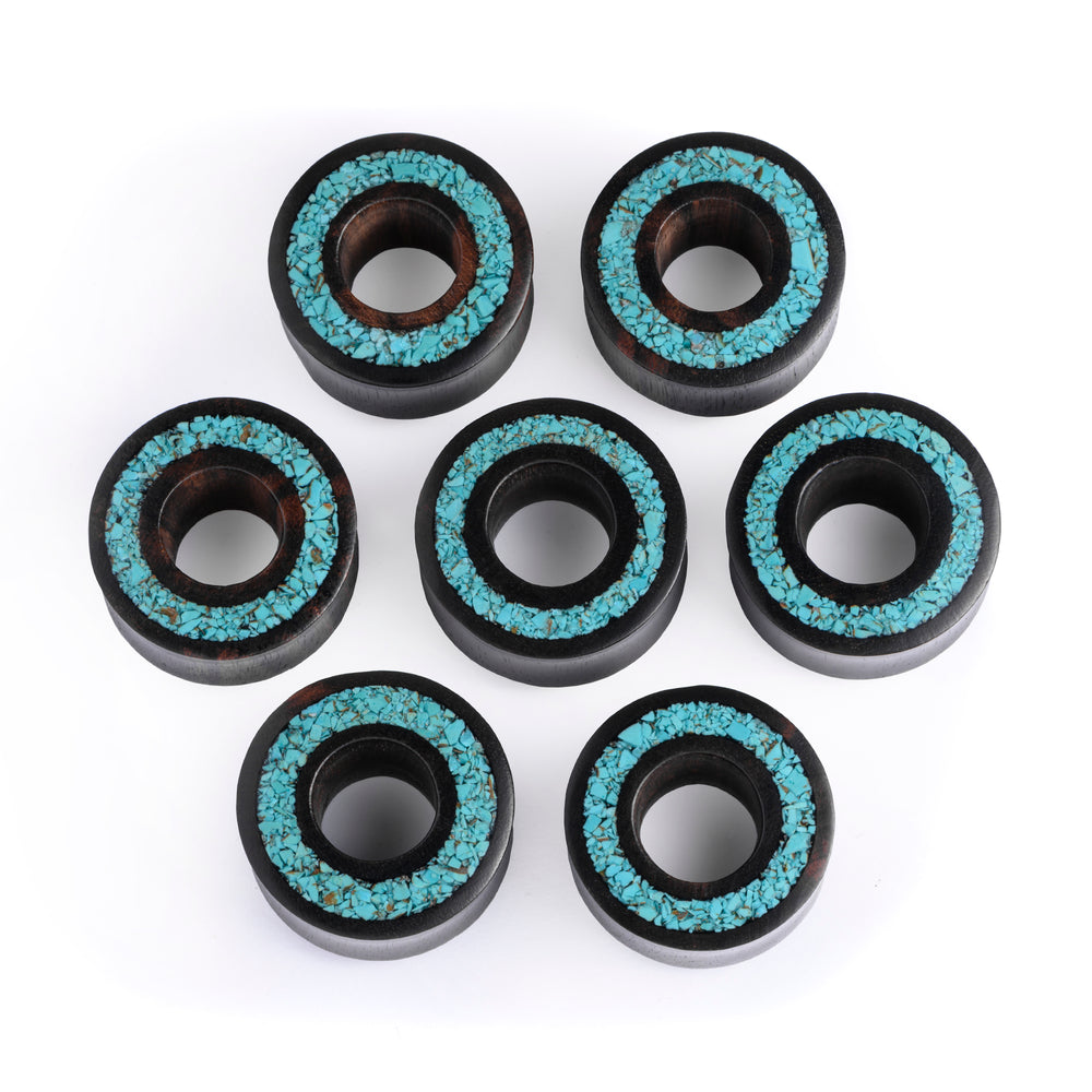 Turquoise gauges sales