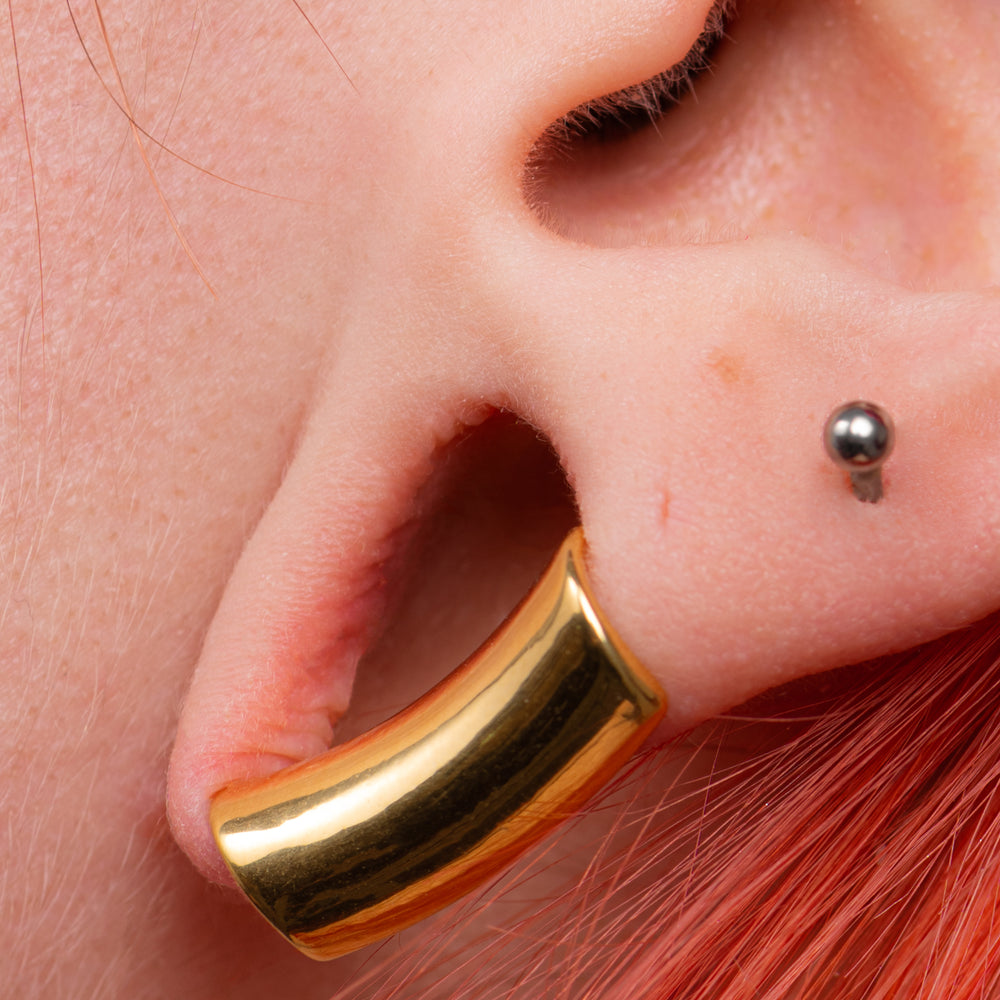 Large gold store ear cuff